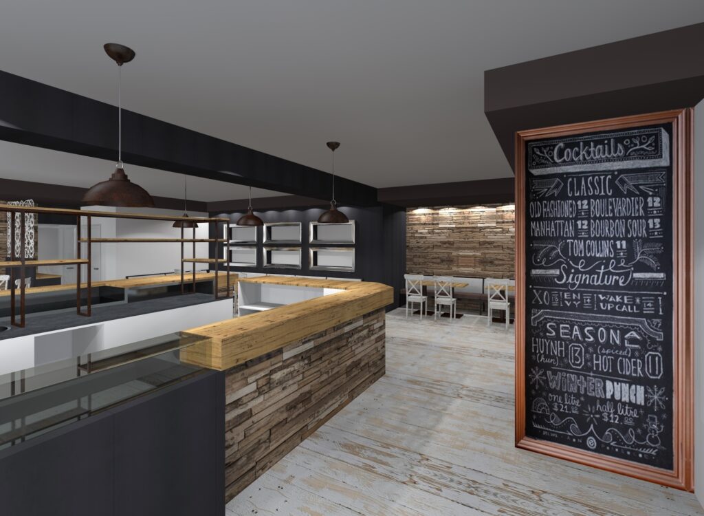 Render Arredamenti bar Modena - 2